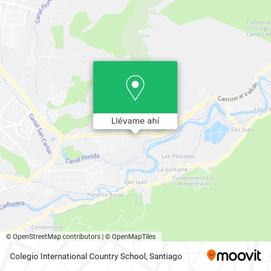 Mapa de Colegio International Country School