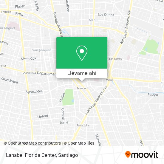 Mapa de Lanabel Florida Center