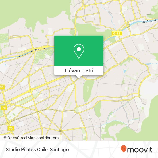 Mapa de Studio Pilates Chile
