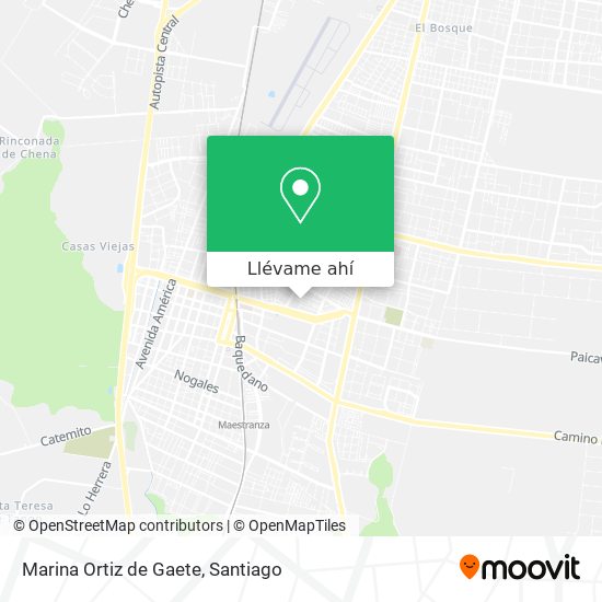 Mapa de Marina Ortiz de Gaete