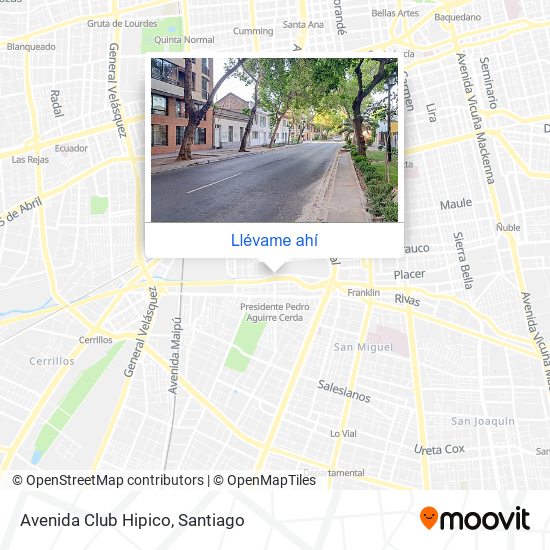 Mapa de Avenida Club Hipico