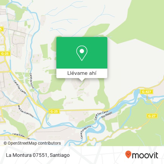 Mapa de La Montura 07551