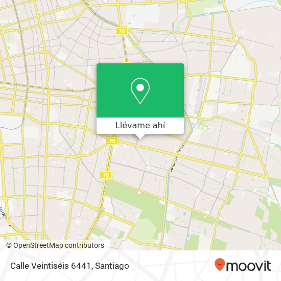 Mapa de Calle Veintiséis 6441