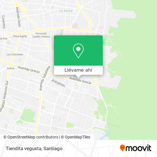 Mapa de Tiendita vegusta