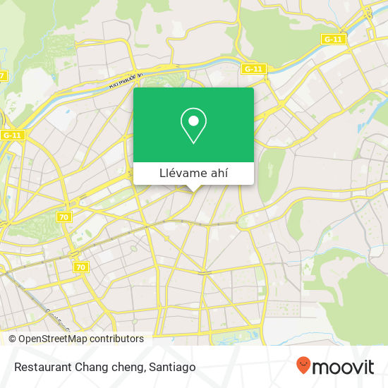 Mapa de Restaurant Chang cheng