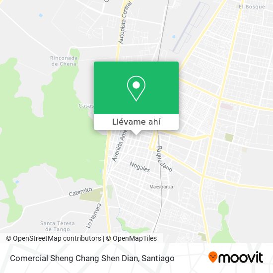 Mapa de Comercial Sheng Chang Shen Dian