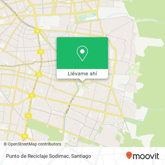 Mapa de Punto de Reciclaje Sodimac