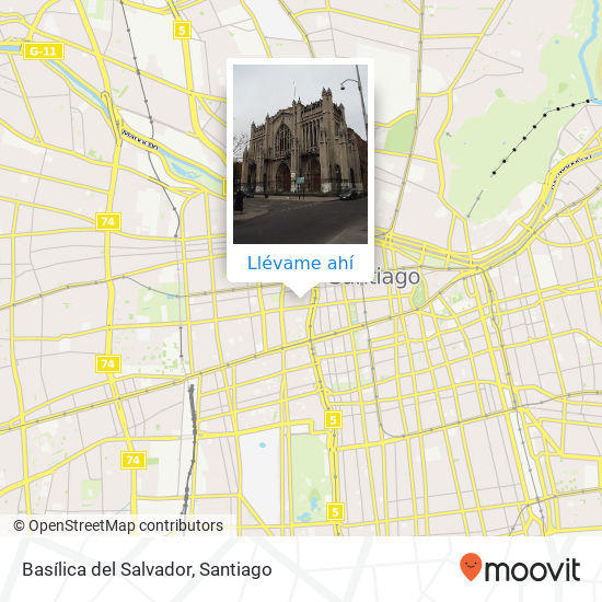 Mapa de Basílica del Salvador
