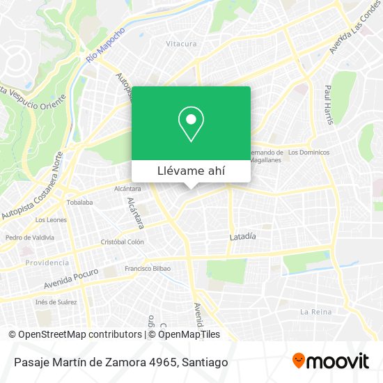 Mapa de Pasaje Martín de Zamora 4965