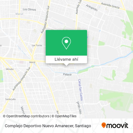 Mapa de Complejo Deportivo Nuevo Amanecer