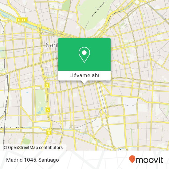 Mapa de Madrid 1045