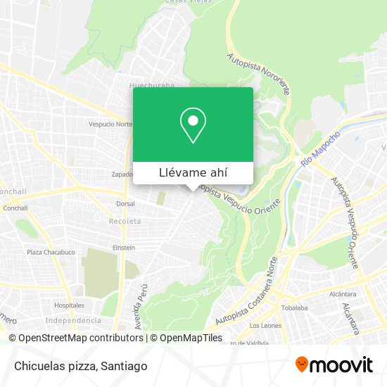 Mapa de Chicuelas pizza