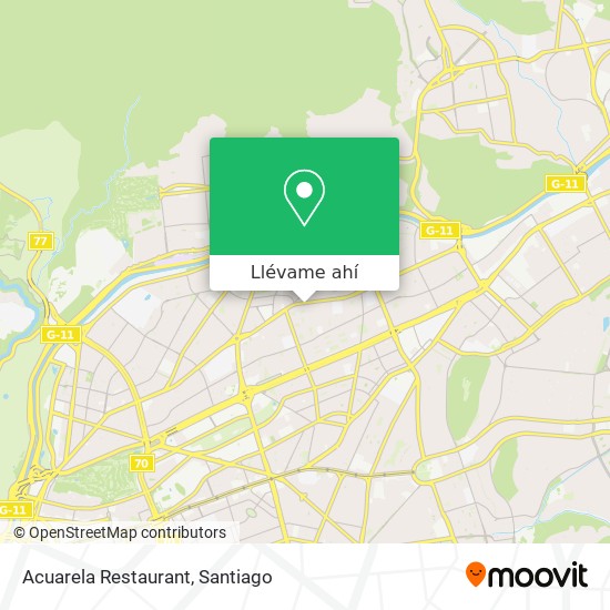 Mapa de Acuarela Restaurant