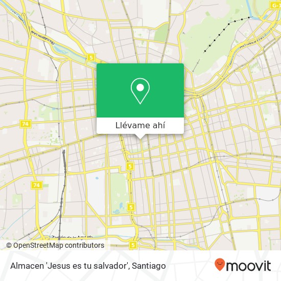 Mapa de Almacen 'Jesus es tu salvador'