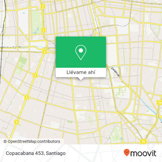 Mapa de Copacabana 453