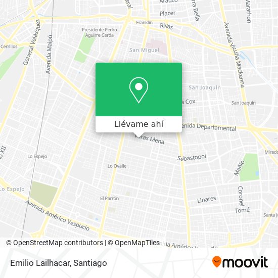 Mapa de Emilio Lailhacar
