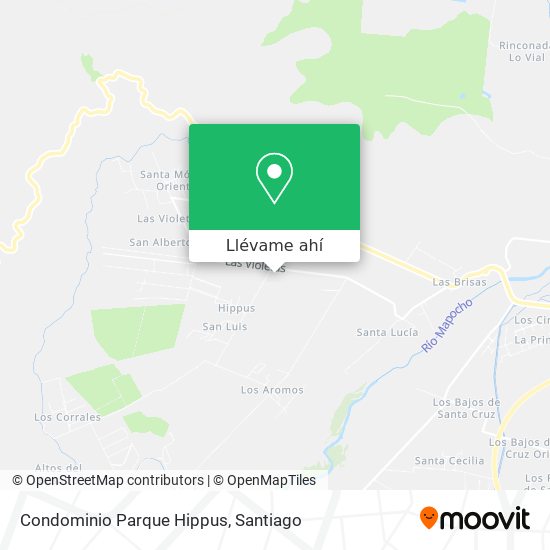 Mapa de Condominio Parque Hippus