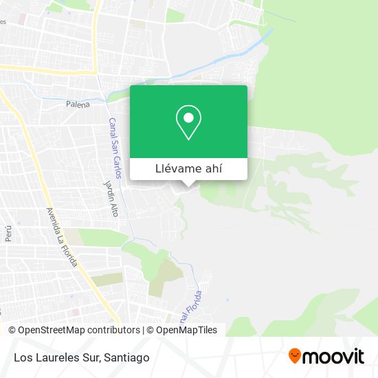 Mapa de Los Laureles Sur