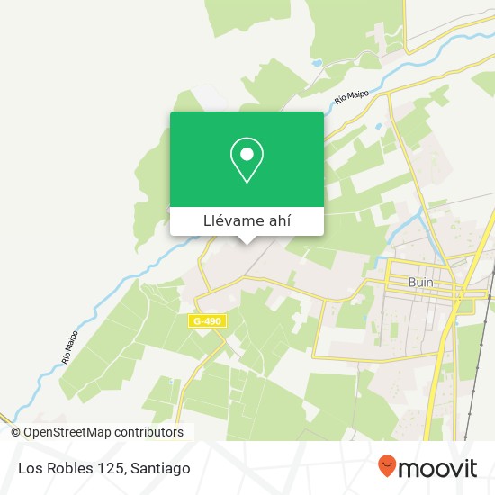 Mapa de Los Robles 125