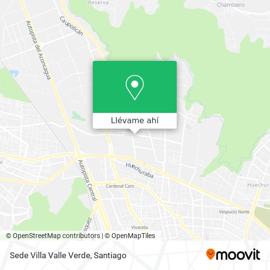 Mapa de Sede Villa Valle Verde