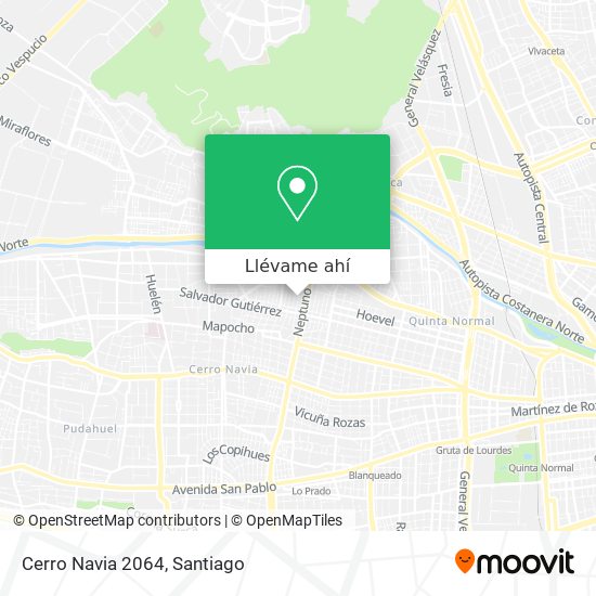 Mapa de Cerro Navia 2064