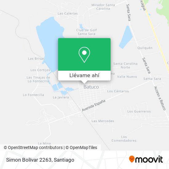 Mapa de Simon Bolívar 2263