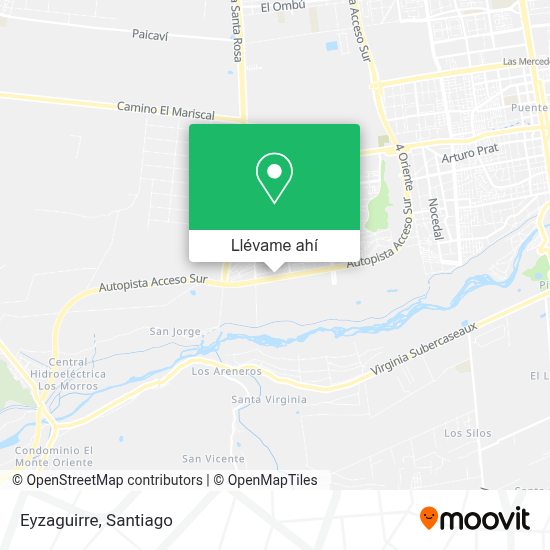 Cómo llegar a Eyzaguirre en Puente Alto en Micro o Metro?