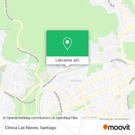 Mapa de Clinica Las Nieves