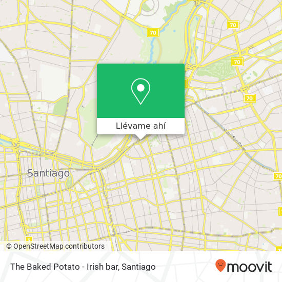 Mapa de The Baked Potato - Irish bar