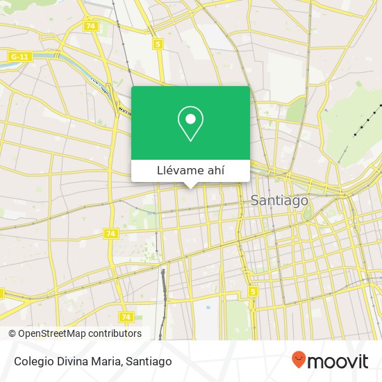 Mapa de Colegio Divina Maria