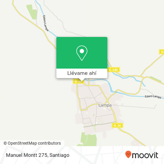 Mapa de Manuel Montt 275
