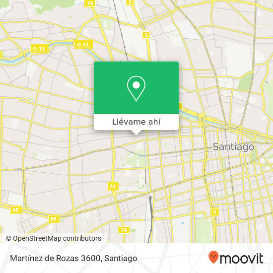 Mapa de Martínez de Rozas 3600