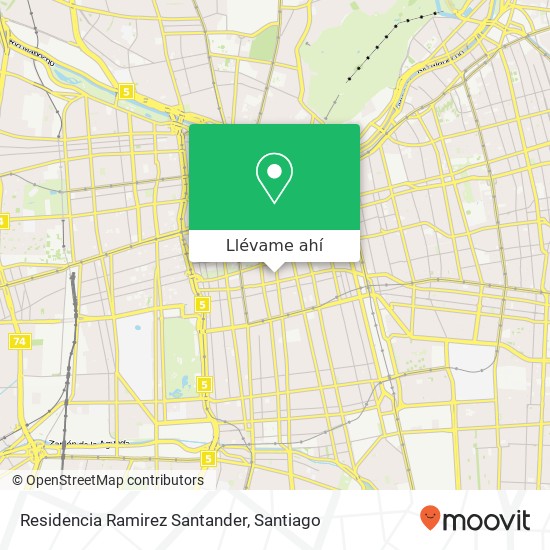 Mapa de Residencia Ramirez Santander