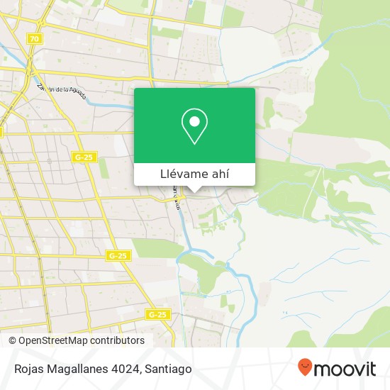 Mapa de Rojas Magallanes 4024