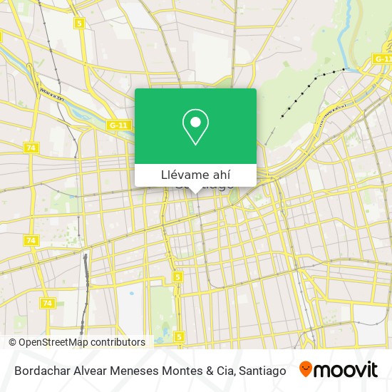 Mapa de Bordachar Alvear Meneses Montes & Cia