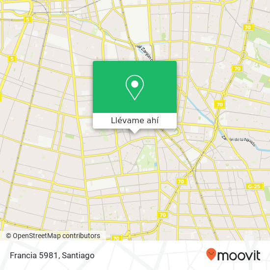Mapa de Francia 5981