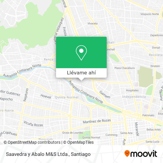 Mapa de Saavedra y Abalo M&S Ltda.