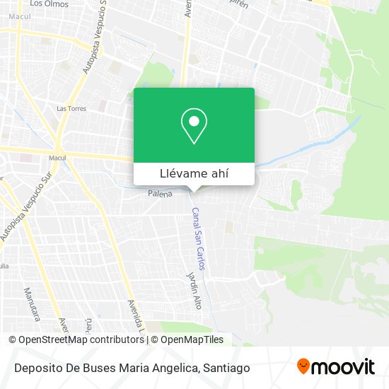 Mapa de Deposito De Buses Maria Angelica