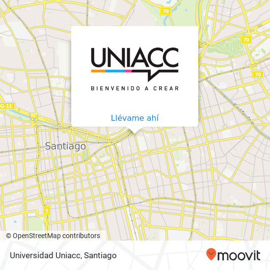 Mapa de Universidad Uniacc