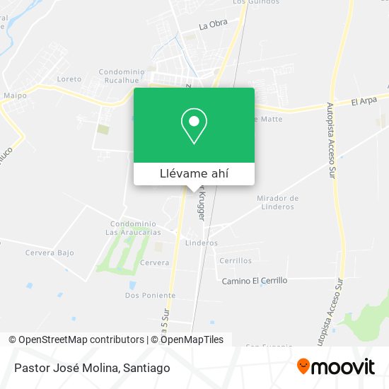 Mapa de Pastor José Molina
