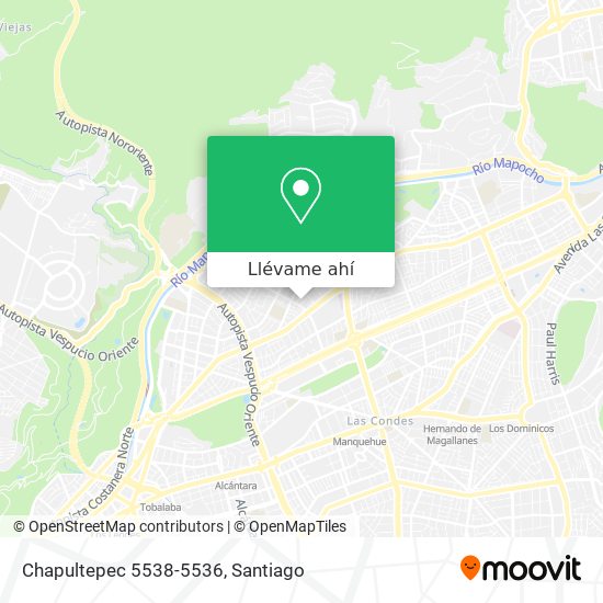 Mapa de Chapultepec 5538-5536