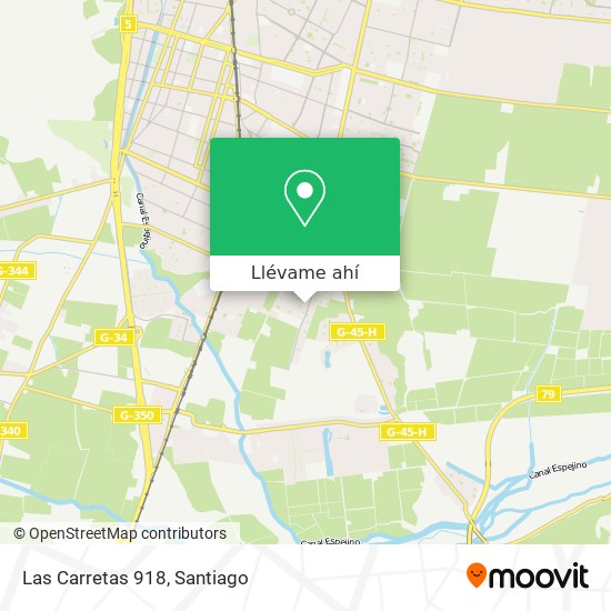 Mapa de Las Carretas 918