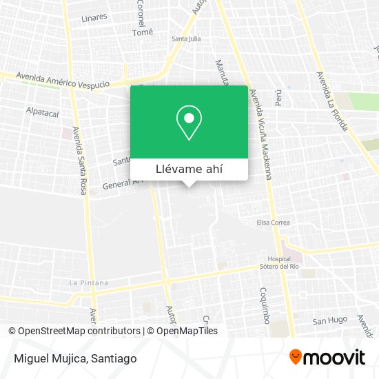 Mapa de Miguel Mujica