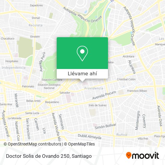 Mapa de Doctor Solis de Ovando 250