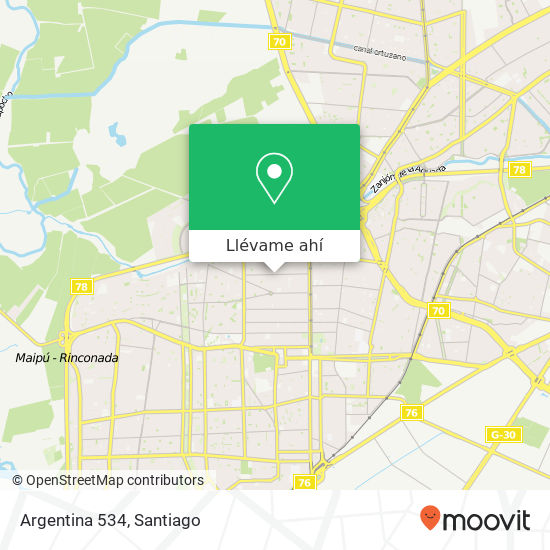 Mapa de Argentina 534