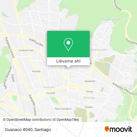 Mapa de Guanaco 4040