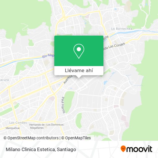 Mapa de Milano Clinica Estetica