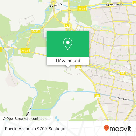 Mapa de Puerto Vespucio 9700