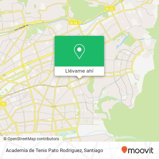 Mapa de Academia de Tenis Pato Rodríguez