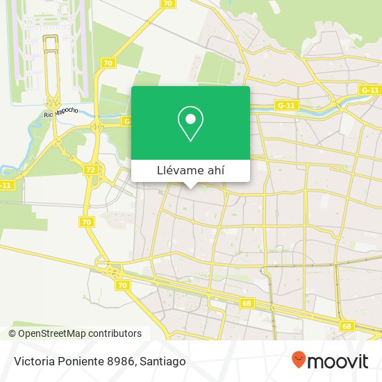 Mapa de Victoria Poniente 8986